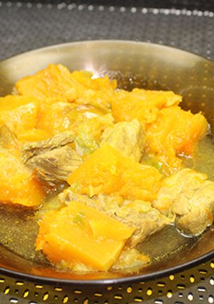 Foto principal de Estofado de cerdo con calabaza