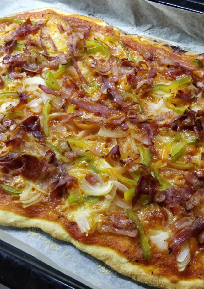 Una foto de Pizza tipo Domino's en MCC o Thermomix