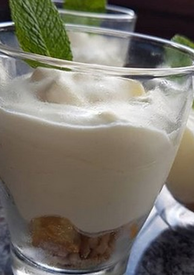 Una foto de Mousse de limón