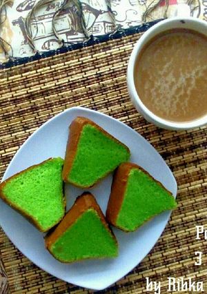 Foto resep Bolu Pandan 3 telur, no bp no sp