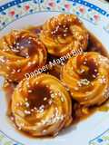 Telur Spiral Saus Bumbu/egg fire spiner