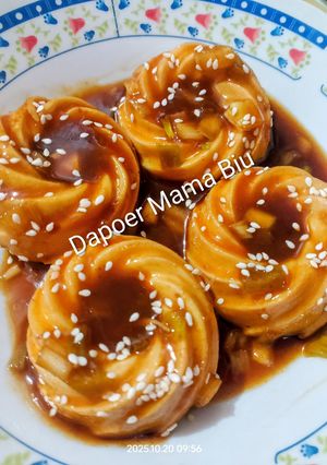 Foto resep Telur Spiral Saus Bumbu/egg fire spiner