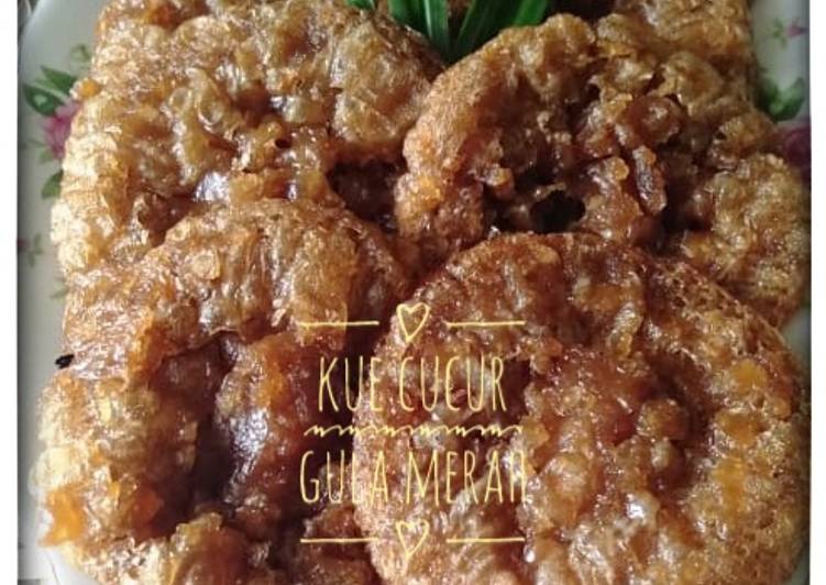 resep cara mengolah Kue cucur gula merah