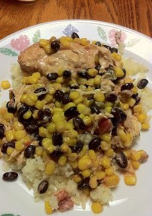 A picture of Black Bean Mexican Chicken.