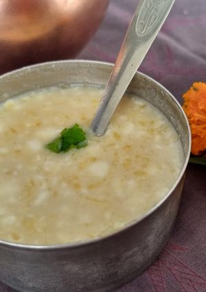 A picture of Panchamrit.