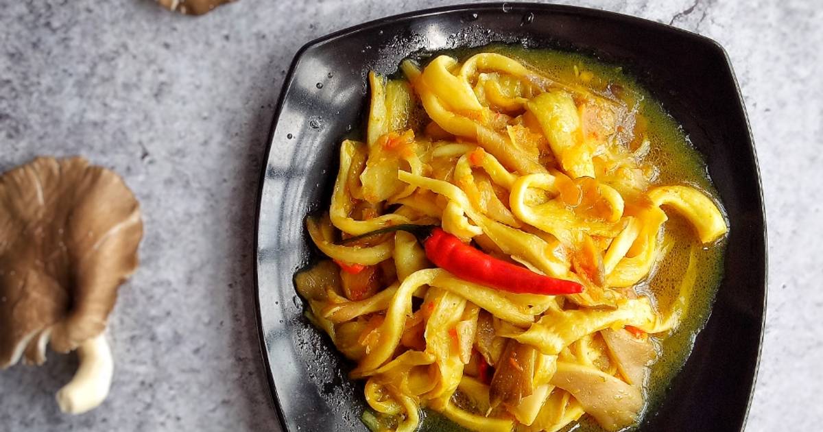 Resipi Cendawan Tiram Goreng Kunyit Cili Api oleh Zarns 