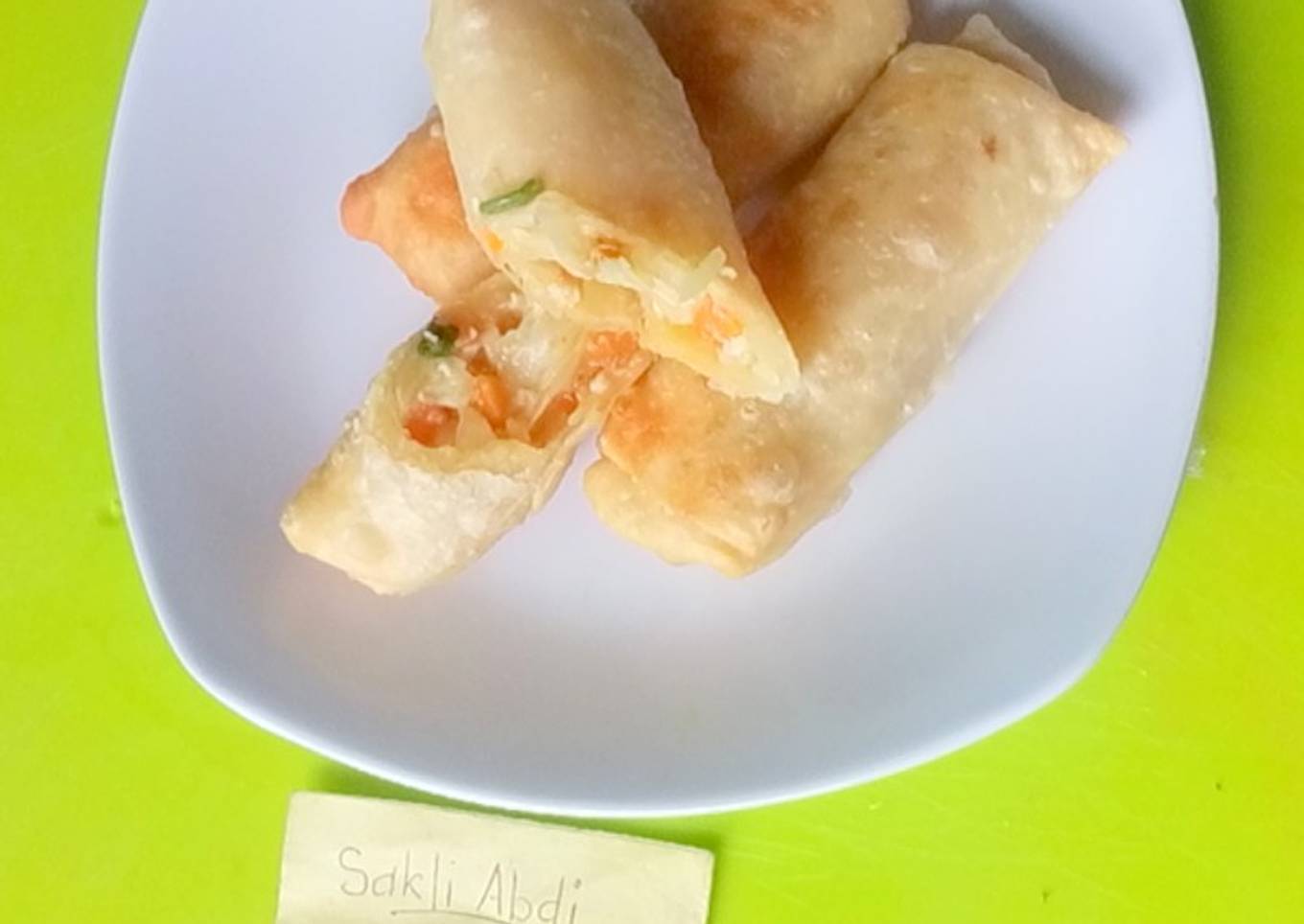 Lumpia istimewa Isi keju mozarela