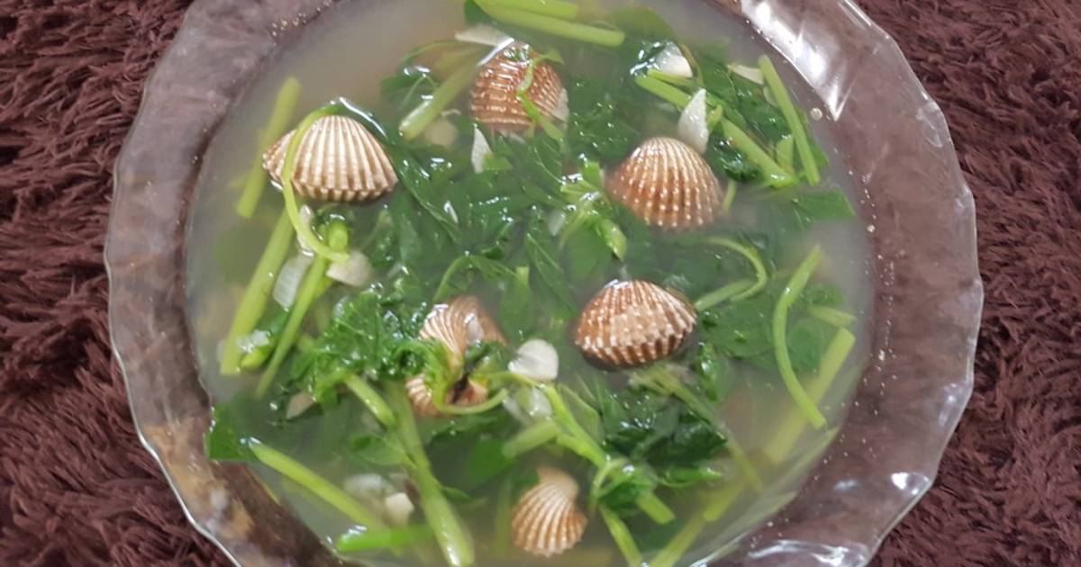 Resep Sayur Bayam Bening Kerang Dara Oleh Ida Merina Cookpad