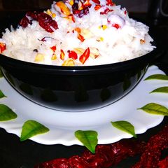 A picture of Curd rice.