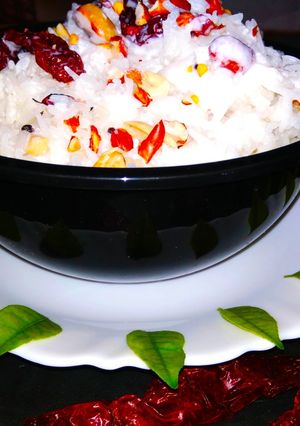 A picture of Curd rice.