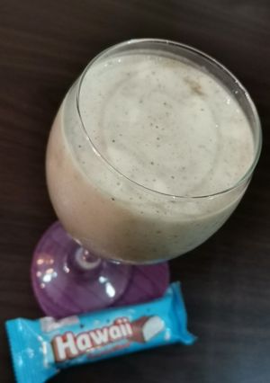 صورة لوصفة ميلك شيك الموز
