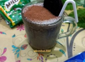 Foto resep Milkshake Milo Oreo