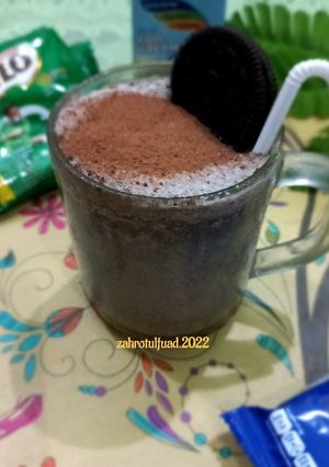 Foto resep Milkshake Milo Oreo