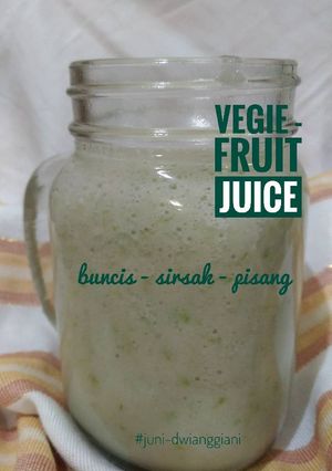 Foto resep Jus BSP : Buncis Sirsak Pisang