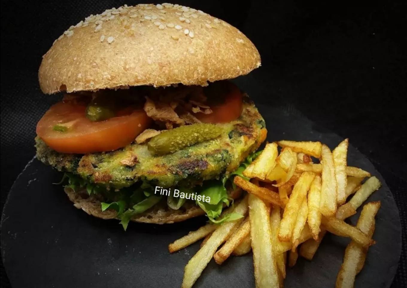 Hamburguesas de espinacas
