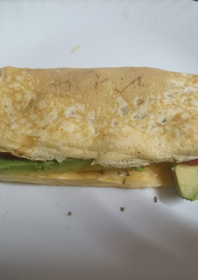 Una foto de Tortilla de aguacate