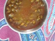 A picture of chole aalu