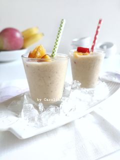 Foto resep Banana Mango Smoothies