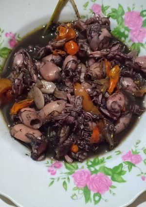 Foto resep Cumi bumbu hitam