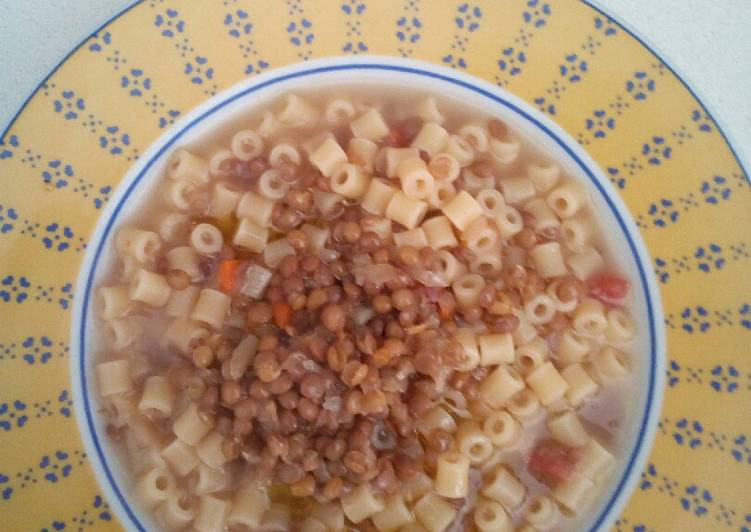 Pasta con le lenticchie