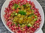 A picture of pomegranate seeds