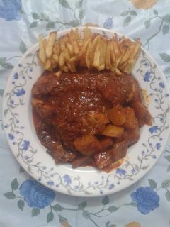 عکسی از دستور مرغ ترش مجلسی