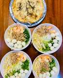 Hủ tiếu nước/khô