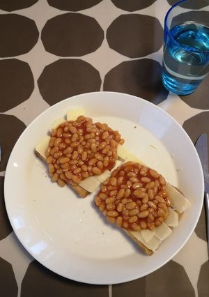 A picture of Classic beans on toast.