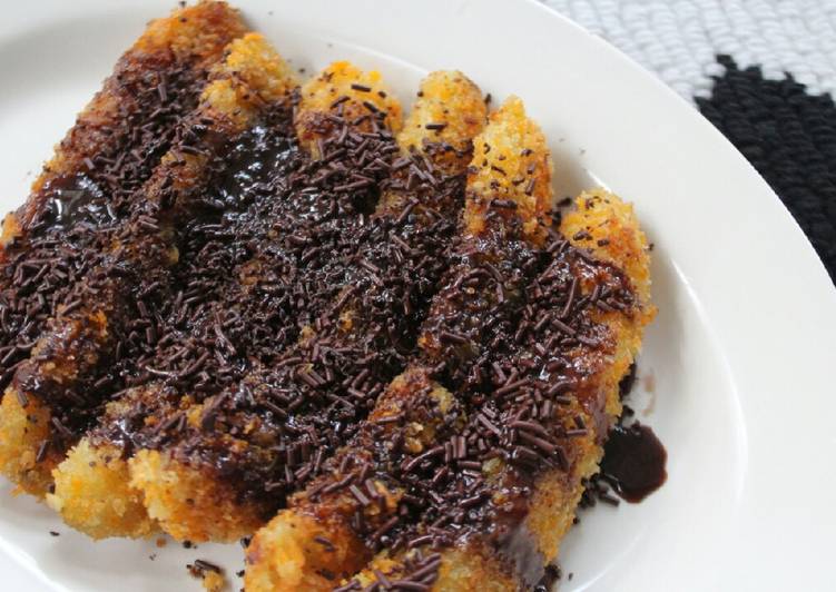 Pisang Coklat Crispy