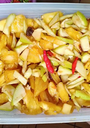 Foto resep Nanas asinan gula merah