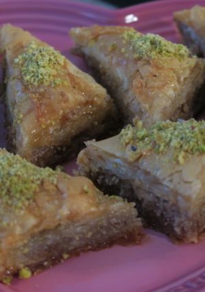 صورة لوصفة بقلاوه يونانيه / Greek Baklava