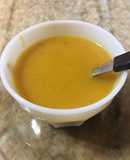 Sopa de verduras mixeada