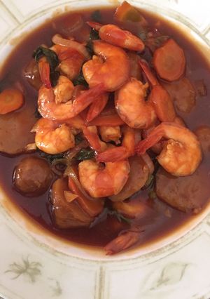 Foto resep UDANG BAKSO ASAM MANIS 😋