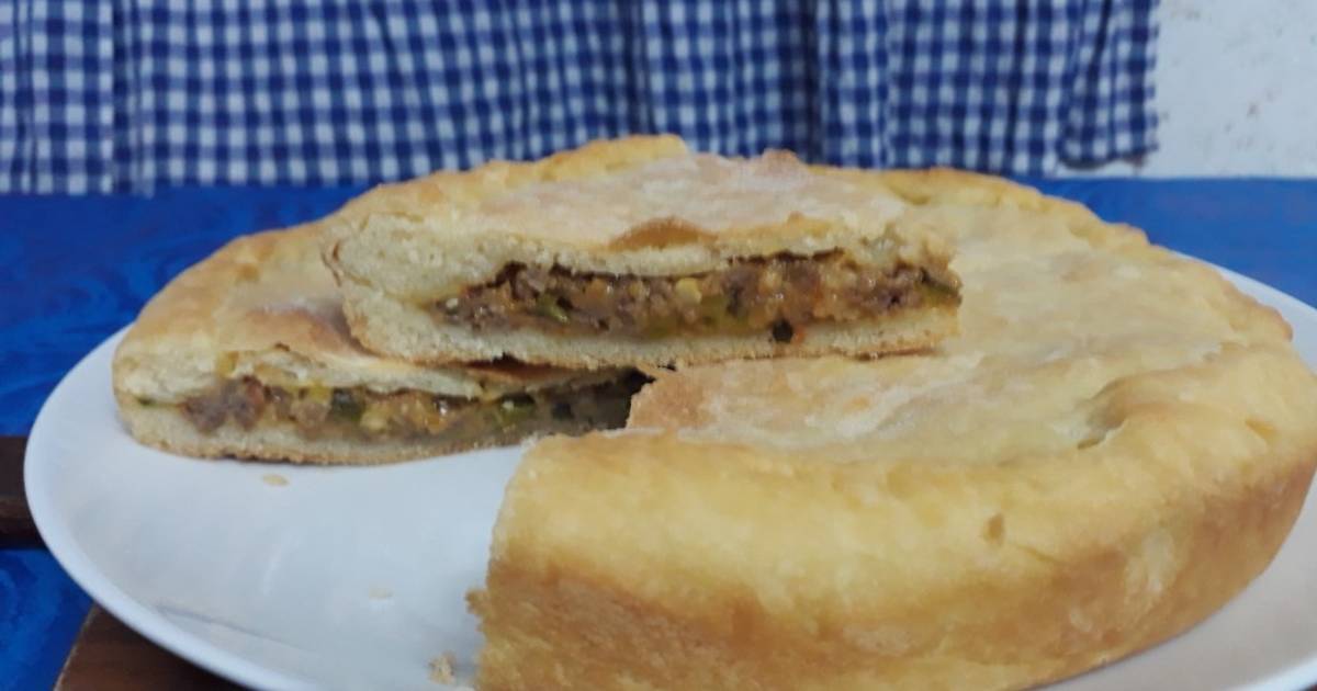 Torta de carne y zapallitos Receta de Natalia😊 Cookpad