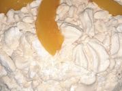 Una foto de crema chantilly para chaja