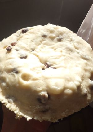 Una foto de Pan dulce de vainilla y pasas