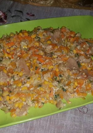 Foto resep Orak-arik Telur campur Sayur Pedas Manis