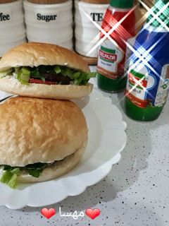 عکسی از دستور همبرگر خونگی