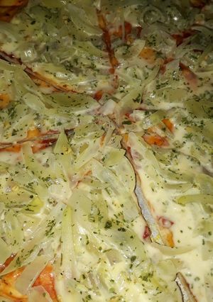 Una foto de Pizza casera