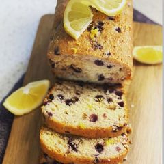 Blueberry lemon cake A picture of Blueberry lemon cake.