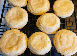 A picture of Extra soft buttery sugar cookies.