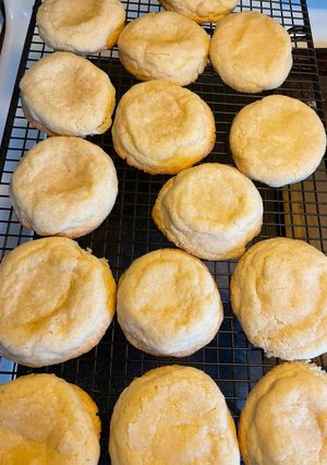 A picture of Extra soft buttery sugar cookies.