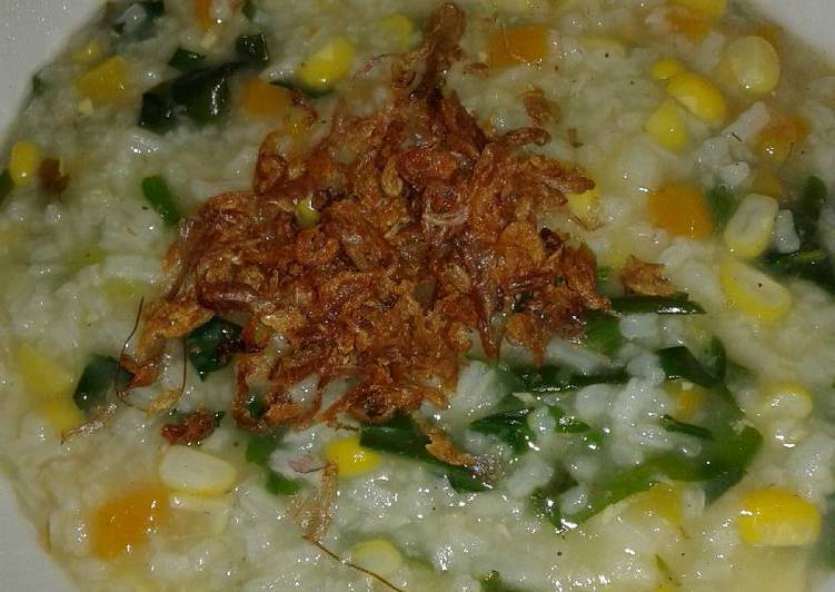 Bagaimana Menyiapkan Bubur Sayuran Gurih Anti Gagal