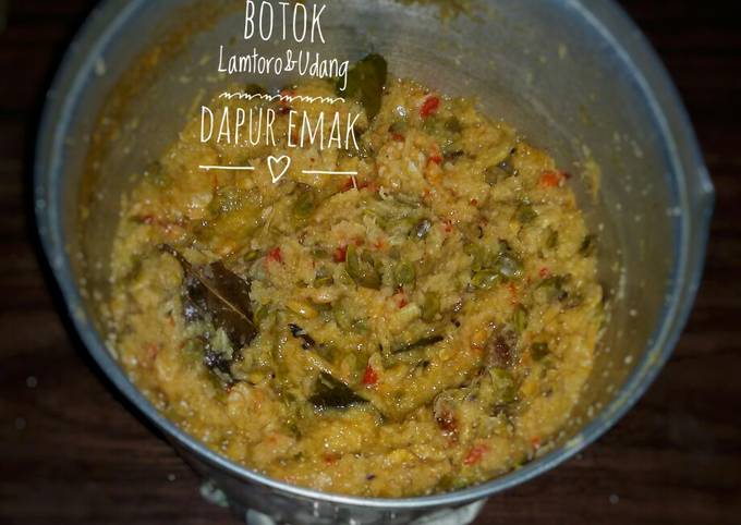 Resep Botok Lamtoro &amp; Udang Anti Gagal