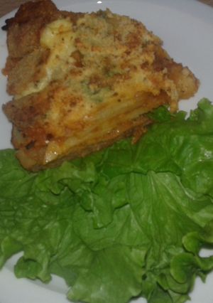 Una foto de Tarta de hamburguesa a la papa
