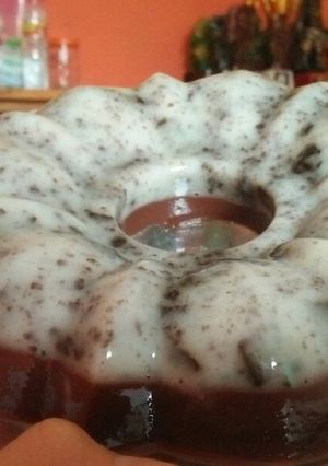 Foto resep Puding coklat oreo