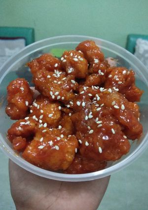 Foto resep Saus Pedes Manis ala Korean Crispy Chicken