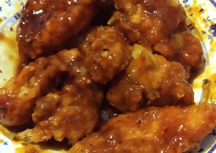 Cara Menghidangkan Spicy chicken wings Anti Ribet!