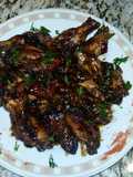 Alitas de pollo barbecue/barbacoa