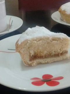 Una foto de Torta de ricota y dulce de leche individual